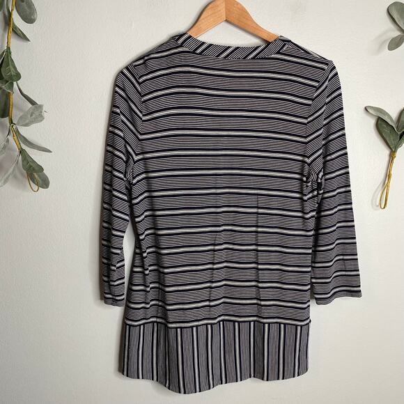 NWOT Dark Blue Striped Talbots Top LAST CALL - Picture 5 of 5